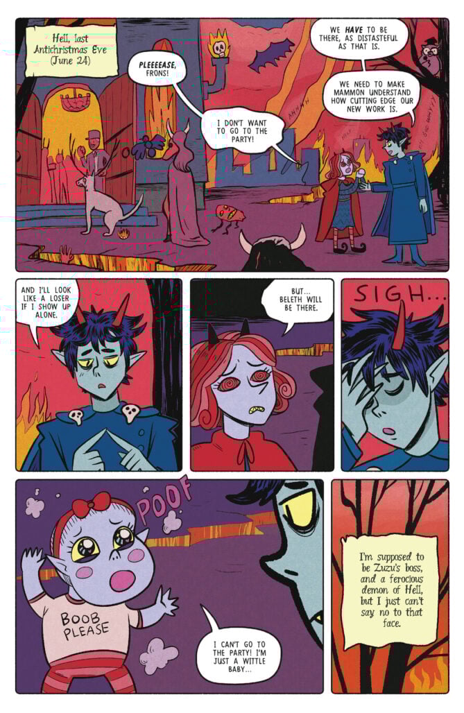 Touched by a Demon #1 interior art