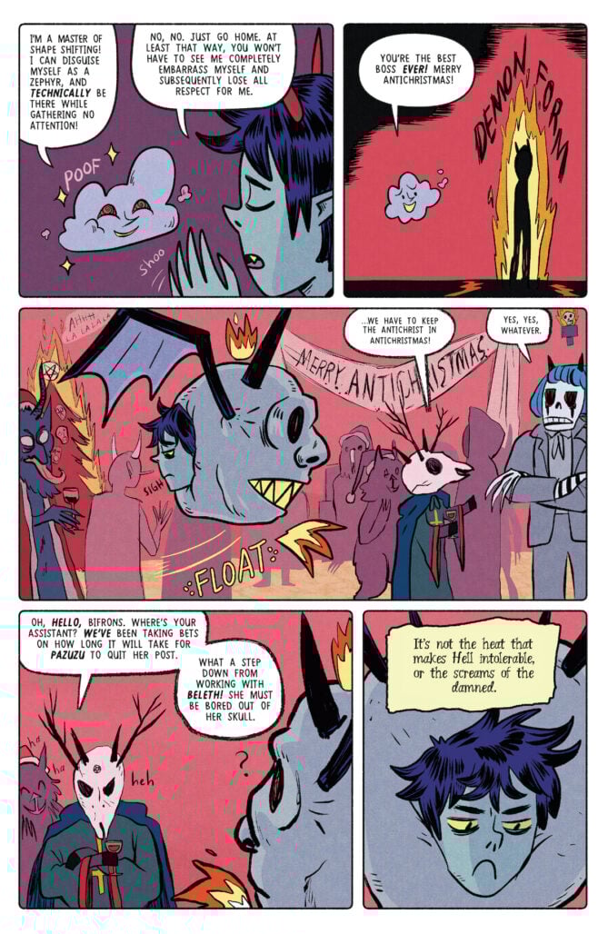 Touched by a Demon #1 interior art