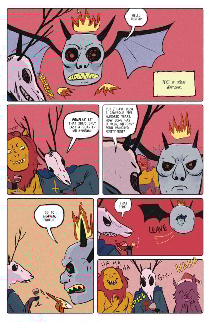 Touched by a Demon #1 interior art