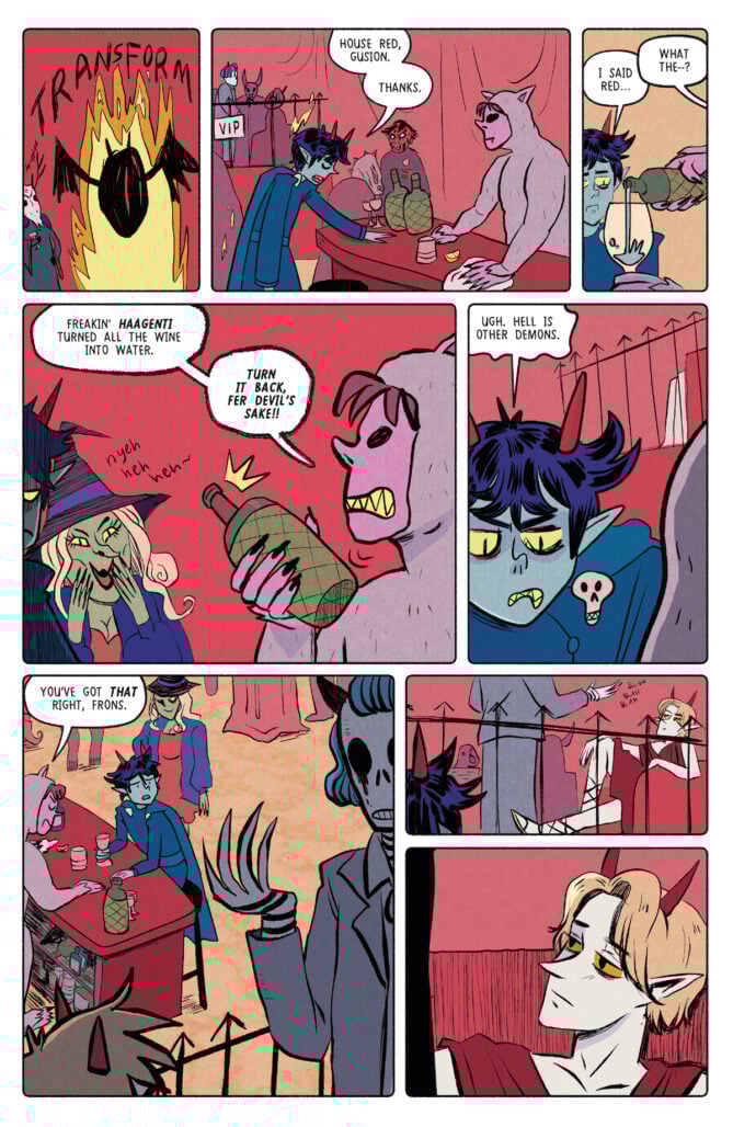 Touched by a Demon #1 interior art