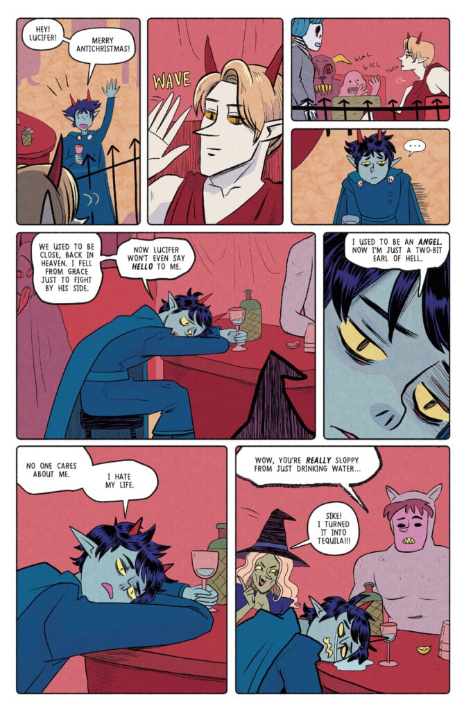 Touched by a Demon #1 interior art