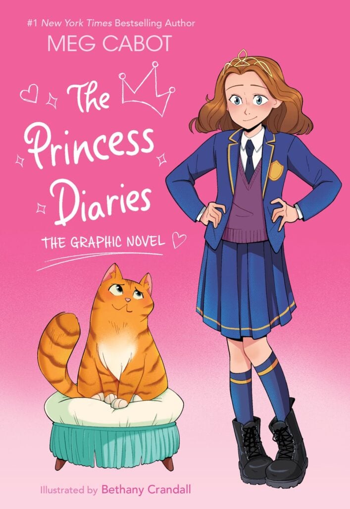 The Princess Diaries: The Graphic Novel cover by Bethany Crandall