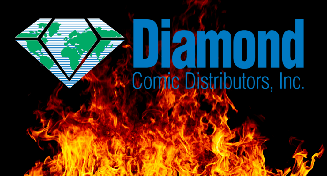 diamond-dumpster-fire diamond comics bankruptcy