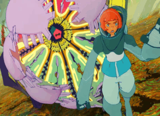 Anime Review: ALL YOU NEED IS KILL lives again for new audiences Rita runs from an alien in All You Need is Kill