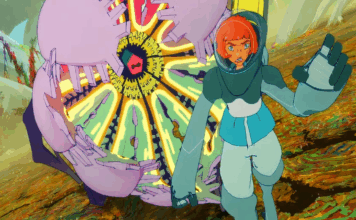 Anime Review: ALL YOU NEED IS KILL lives again for new audiences Rita runs from an alien in All You Need is Kill