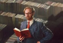 Bookish airs on PBS starting Sunday Mark Gatiss as Gabriel Book in Bookish promo image