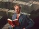 Bookish airs on PBS starting Sunday Mark Gatiss as Gabriel Book in Bookish promo image