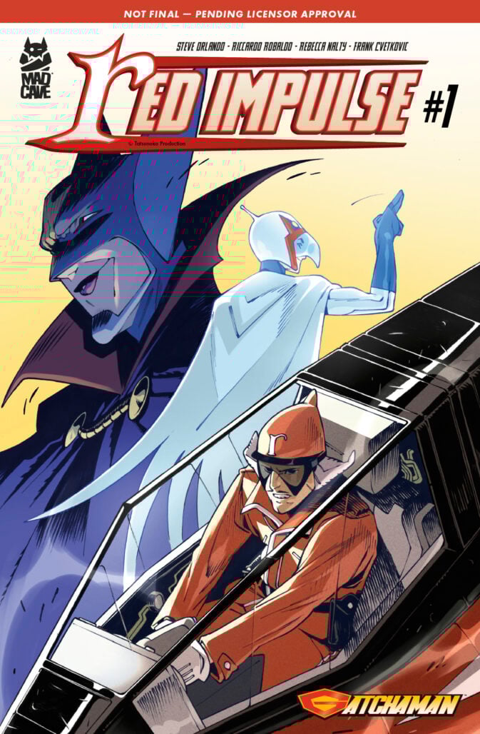Gatchaman: Red Impulse #1 cover A, by Riccardo Robaldo