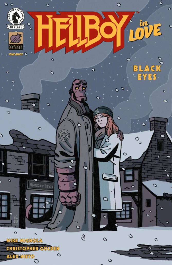 Hellboy in Love: Black Eyes cover by Alex Nieto