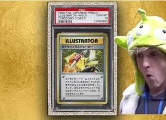 Logan Paul’s controversial ultra rare Pikachu card goes up for auction