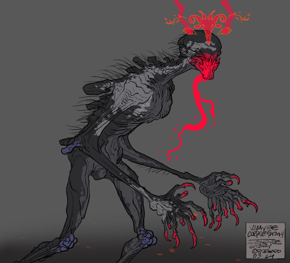 Ricardo Delgado's Vampyre: A Horror Folktale interior art