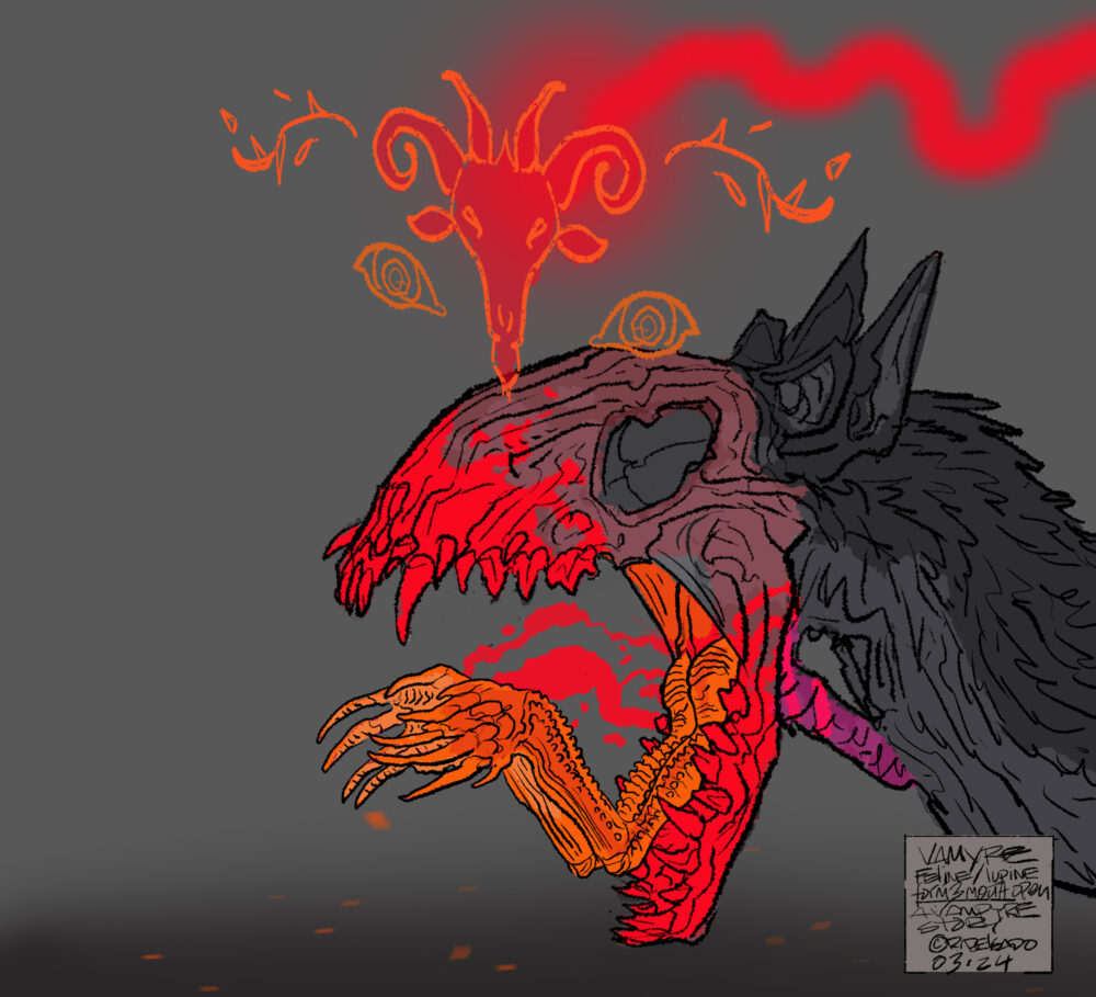 Ricardo Delgado's Vampyre: A Horror Folktale interior art