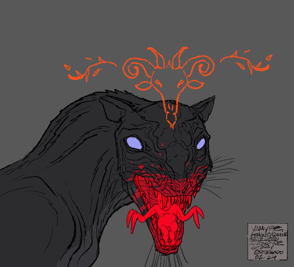 Ricardo Delgado's Vampyre: A Horror Folktale interior art