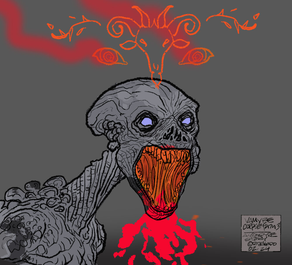 Ricardo Delgado's Vampyre: A Horror Folktale interior art