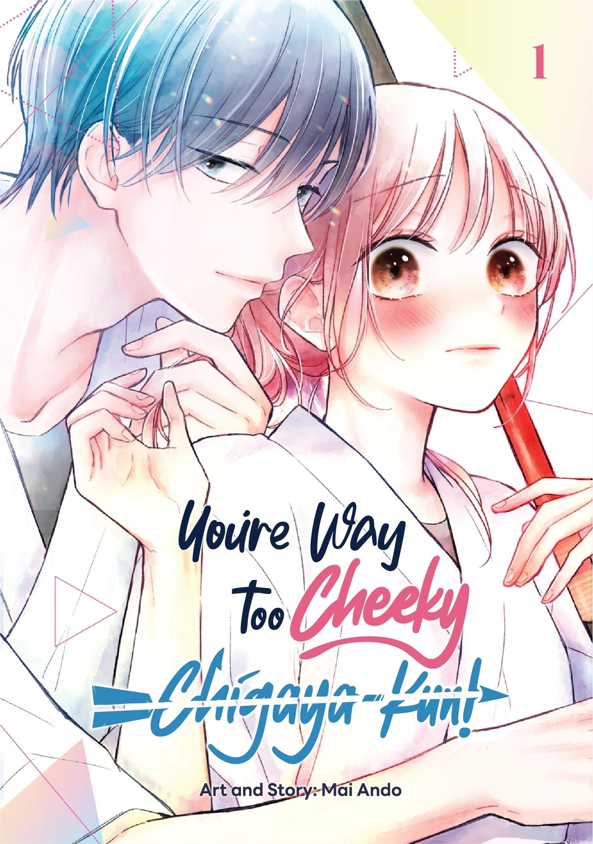 You're Way too Cheeky, Chigaya-kun! romance manga announcement crossed hearts