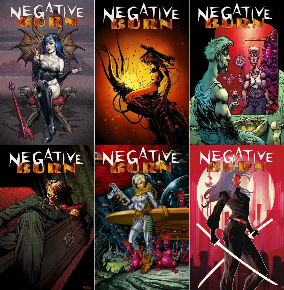 NEGATIVE BURN anthology returns with all-star cast of creators NEGATIVE BURN anthology returns with all-star cast of creators