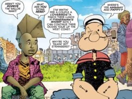 Popeye makes his Image Comics debut in SAVAGE DRAGON this week