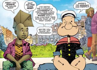 Popeye makes his Image Comics debut in SAVAGE DRAGON this week