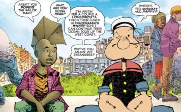 Popeye makes his Image Comics debut in SAVAGE DRAGON this week