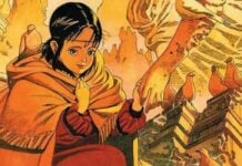 Beat’s Bizarre Adventure: SERAPHIM – 266613336 WINGS will remind you how much you love comics seraphim 266613336 wings featured image. a woman holds hands with an angel statue with a broken arm. birds sit around them.