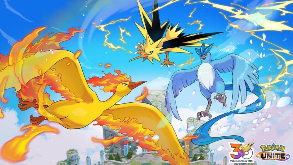 Articuno, Zapdos & Moltres join&nbsp;Pokémon Unite - confirmed during Pokémon Day