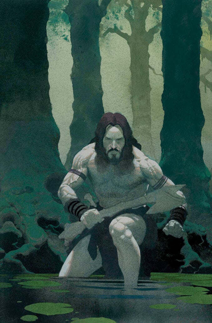 BRZRKR: Light Draws Breath cover by Esad Ribić