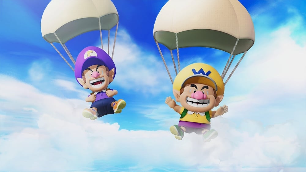 Baby Wario and Baby Waluigi