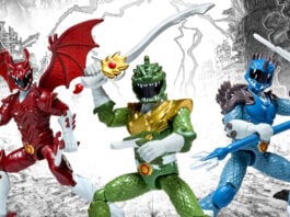 KAIJU POWER RANGERS toys brings Godzilla/MMPR crossover to shelves