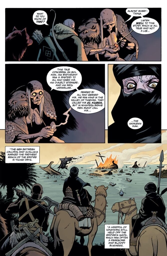 Lands Unknown: The Skinless Man #1 interior art