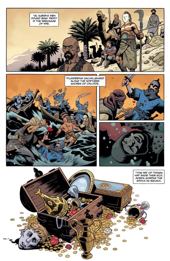 Lands Unknown: The Skinless Man #1 interior art