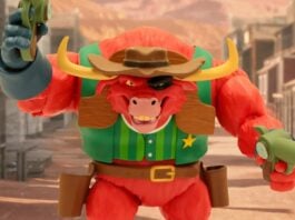 Exclusive: The infamous Masked Bull revealed in wave two of Nacelle’s C.O.W.-BOYS OF MOO MESA action figures Masked Bull