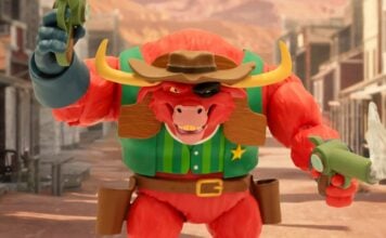 Exclusive: The infamous Masked Bull revealed in wave two of Nacelle’s C.O.W.-BOYS OF MOO MESA action figures Masked Bull