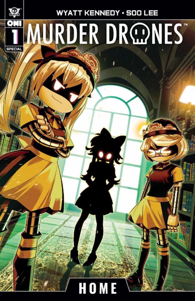 Murder Drone: Home, cover A, by Alessio Zonno