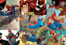 Jimmy Olsen/Carnage and super vehicles highlight new wave of SUPERMAN/SPIDER-MAN crossover variant covers Superman/Spider-Man crossover