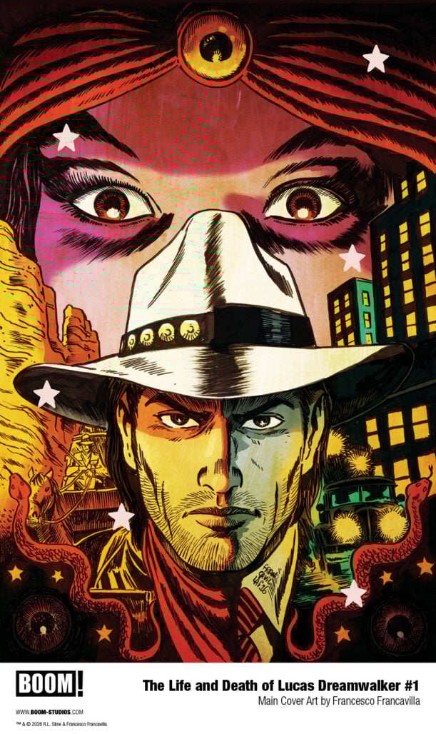 The Life and Death of Lucas Dreamwalker cover by Francesco Francavilla