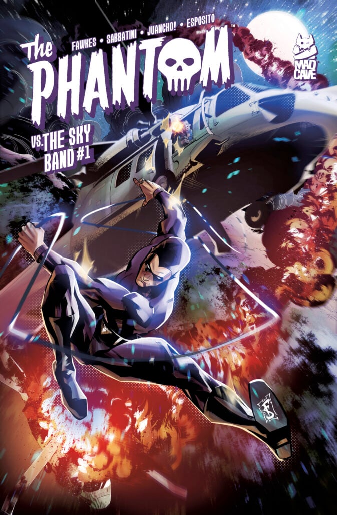The Phantom vs. the Sky Band cover A by Federico Sabbatini