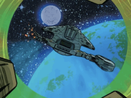 Ensign’s Log: STAR TREK: VOYAGER — HOMECOMING #5 fulfills the promise of the title VOY approaches earth. From Star Trek: Voyager - Homecoming #5.