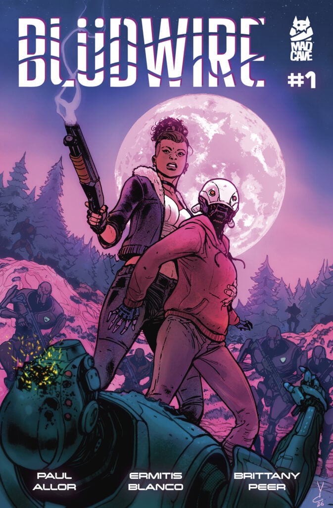 Blüdwire #1 cover A, by Victor Ibáñez