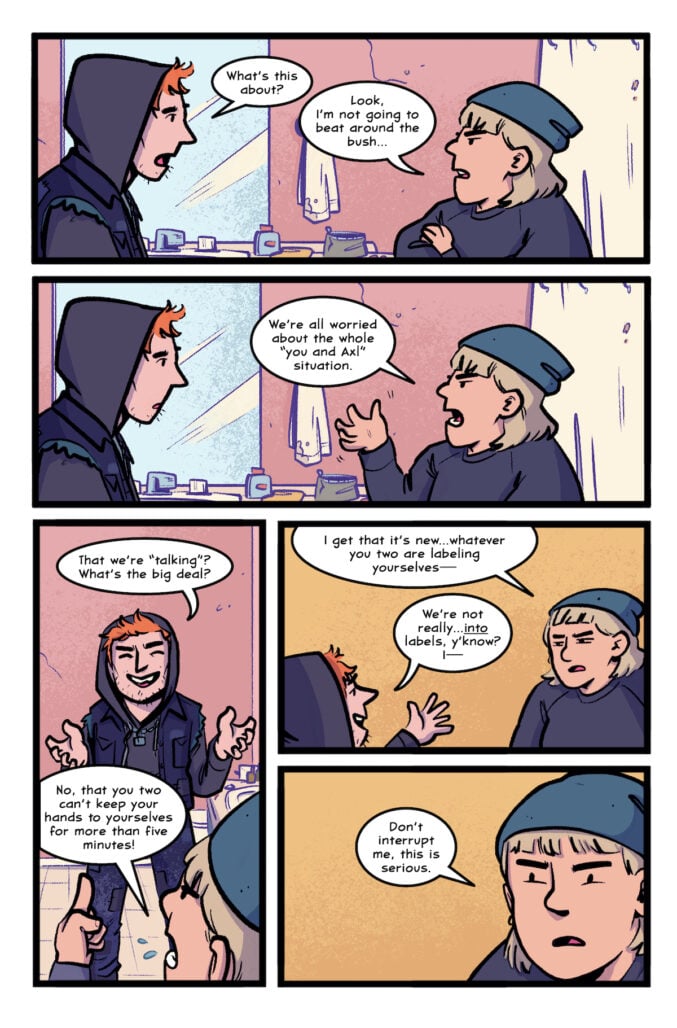 Business As Usual interior art