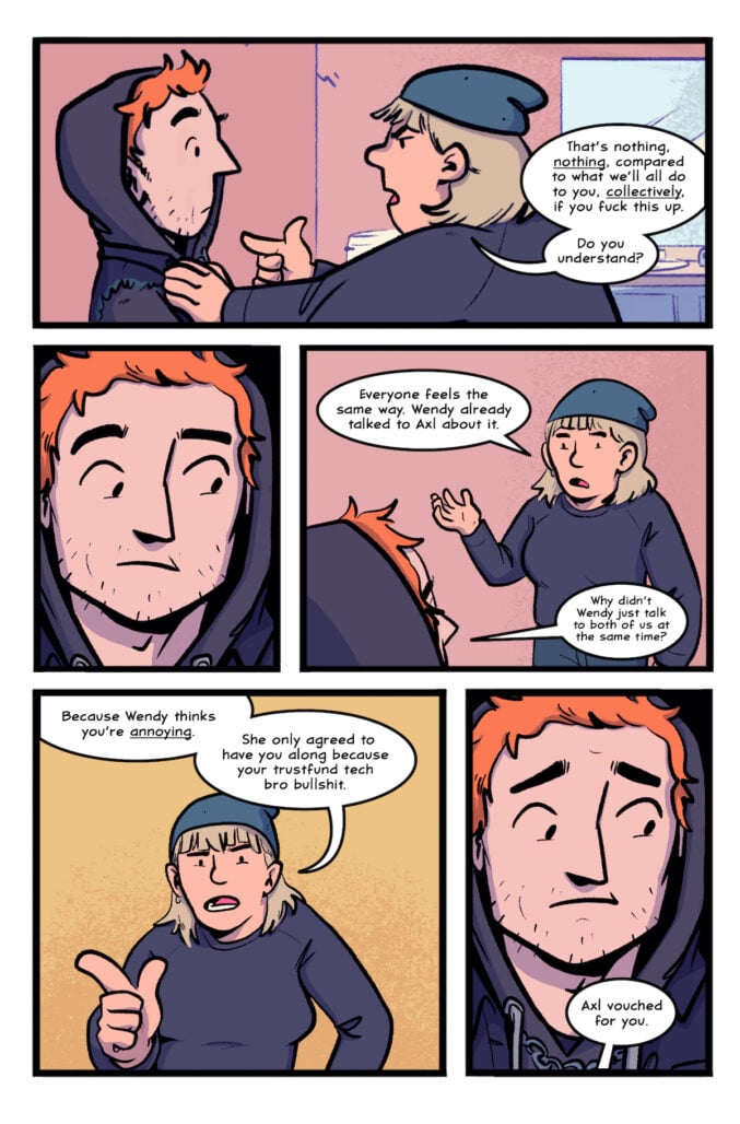 Business As Usual interior art