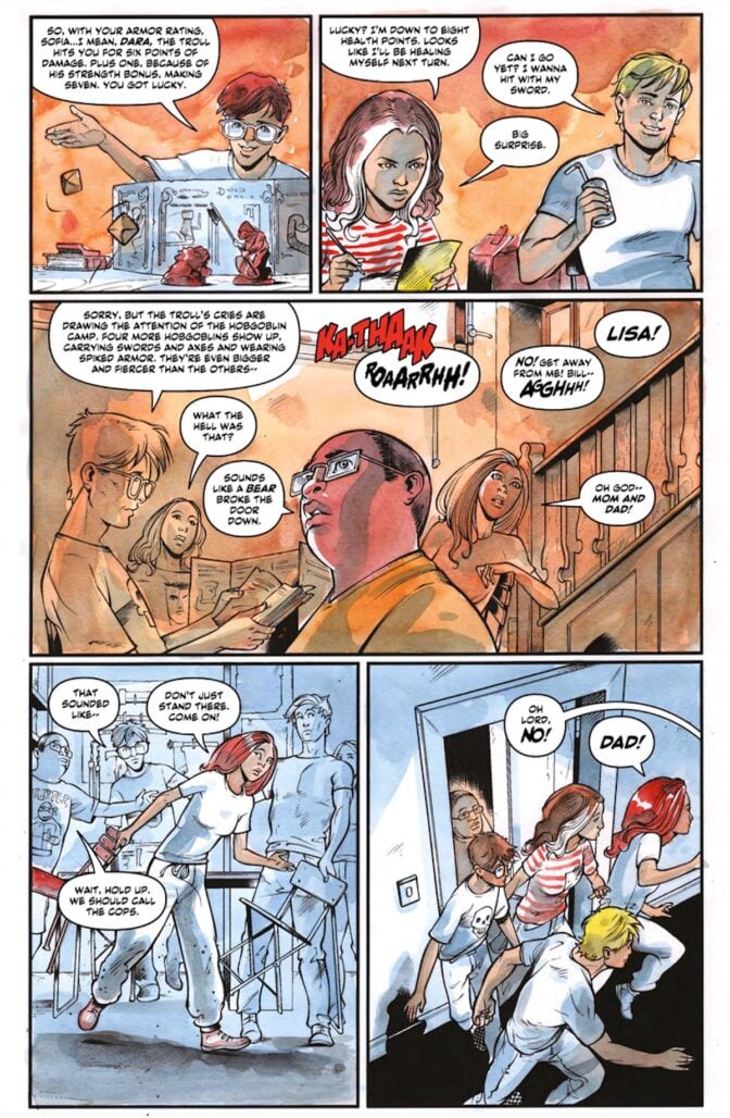 Creatures & Corridors interior art