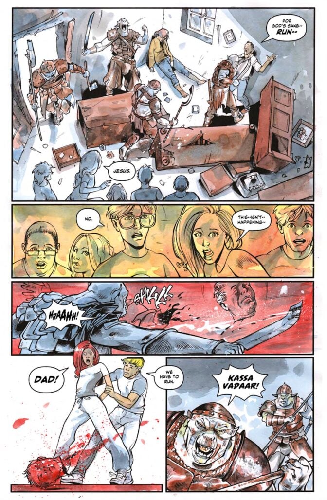 Creatures & Corridors interior art