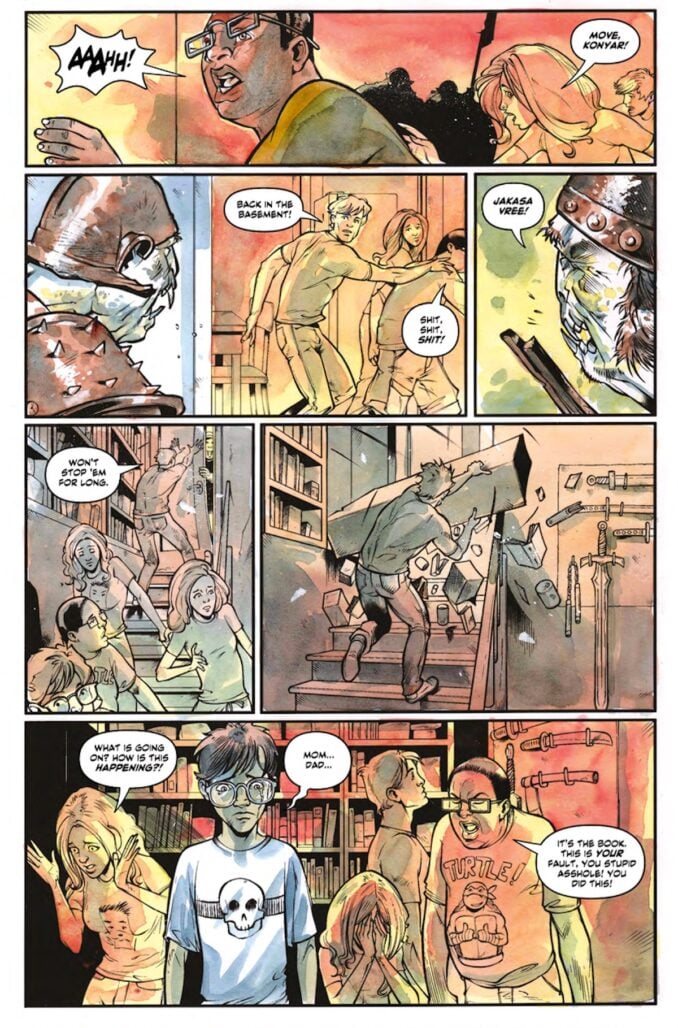 Creatures & Corridors interior art