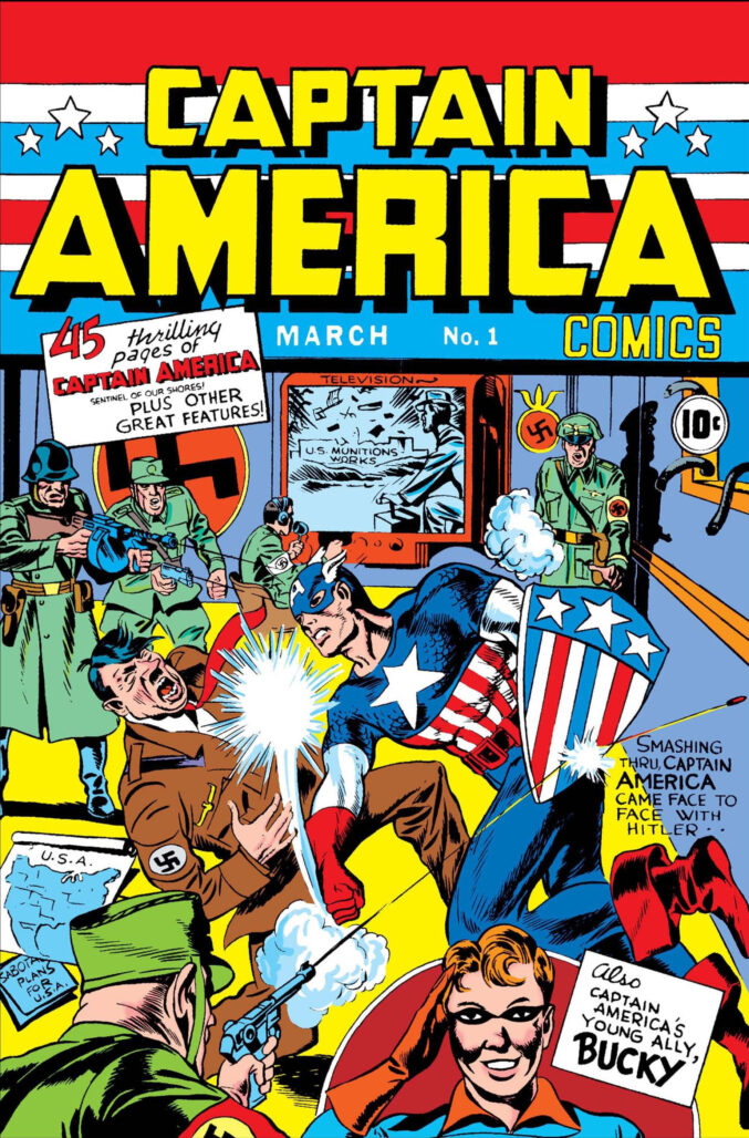 Captain America Comics #1 cover by Joe Simon and Jack Kirby