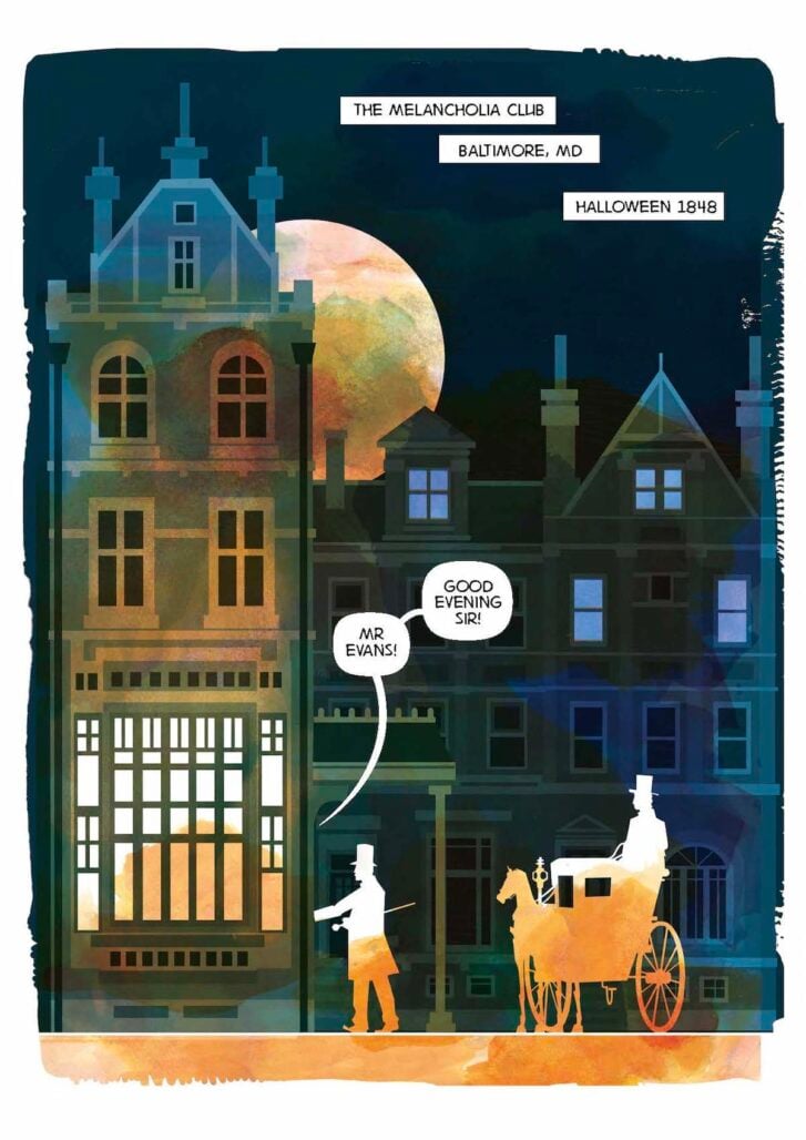 Edgar Allan Poe: A Tale of Mystery and Intervention interior art