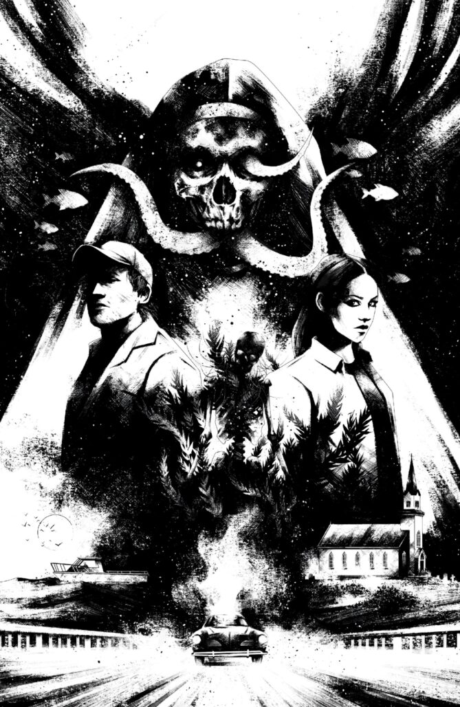 Estuary: A Ghost Story #1 B&W variant (1:20) by Maan House