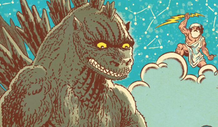 Godzilla Odyssey cover A by Tom Scioli featured