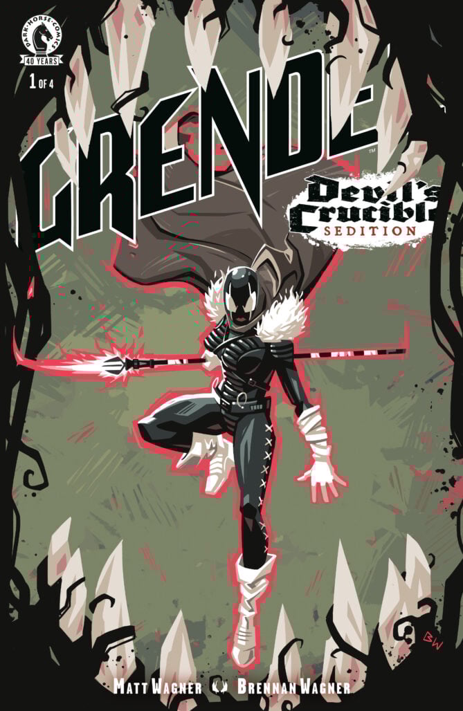 Grendel: Devil's Crucible - Sedition #1 variant cover by Brennan Wagner