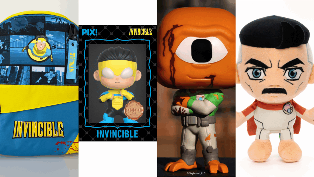 Invincible merch feature Invincible merch