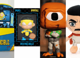 New INVINCIBLE merch available in time for the new season Invincible merch